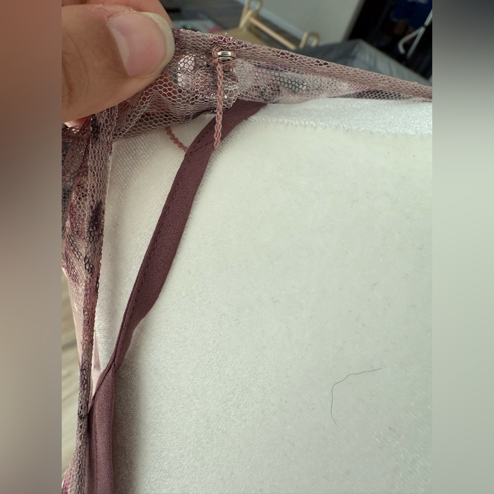 Lucky Brand Floral Mesh Ruffle Dress NWT XL | Boho Romantic Cottagecore - Picture 7 of 8